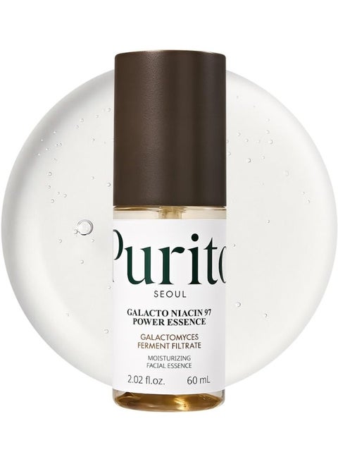 PURITO Galacto Niacin 97 Power Essence Niacinamide Brightening Hydrating All Skin Types 60ml